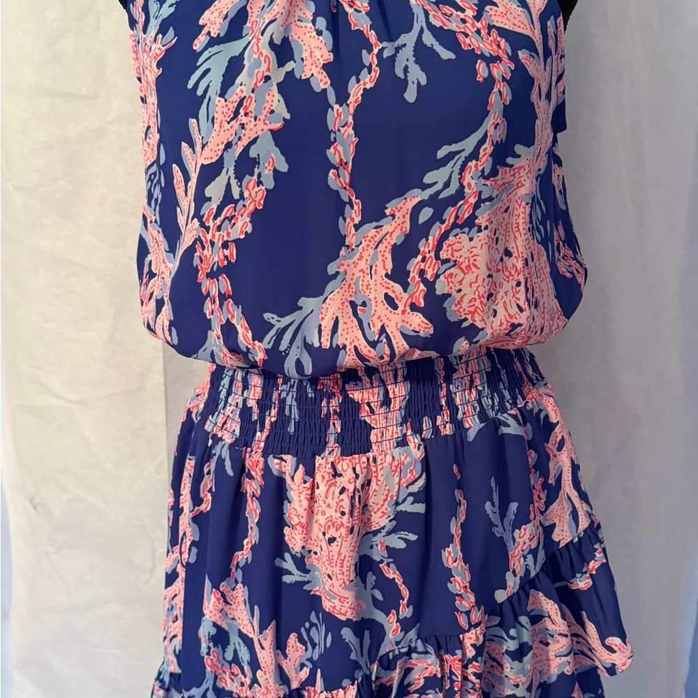 Lilly Pulitzer Vibrant Blue and Pink Dress